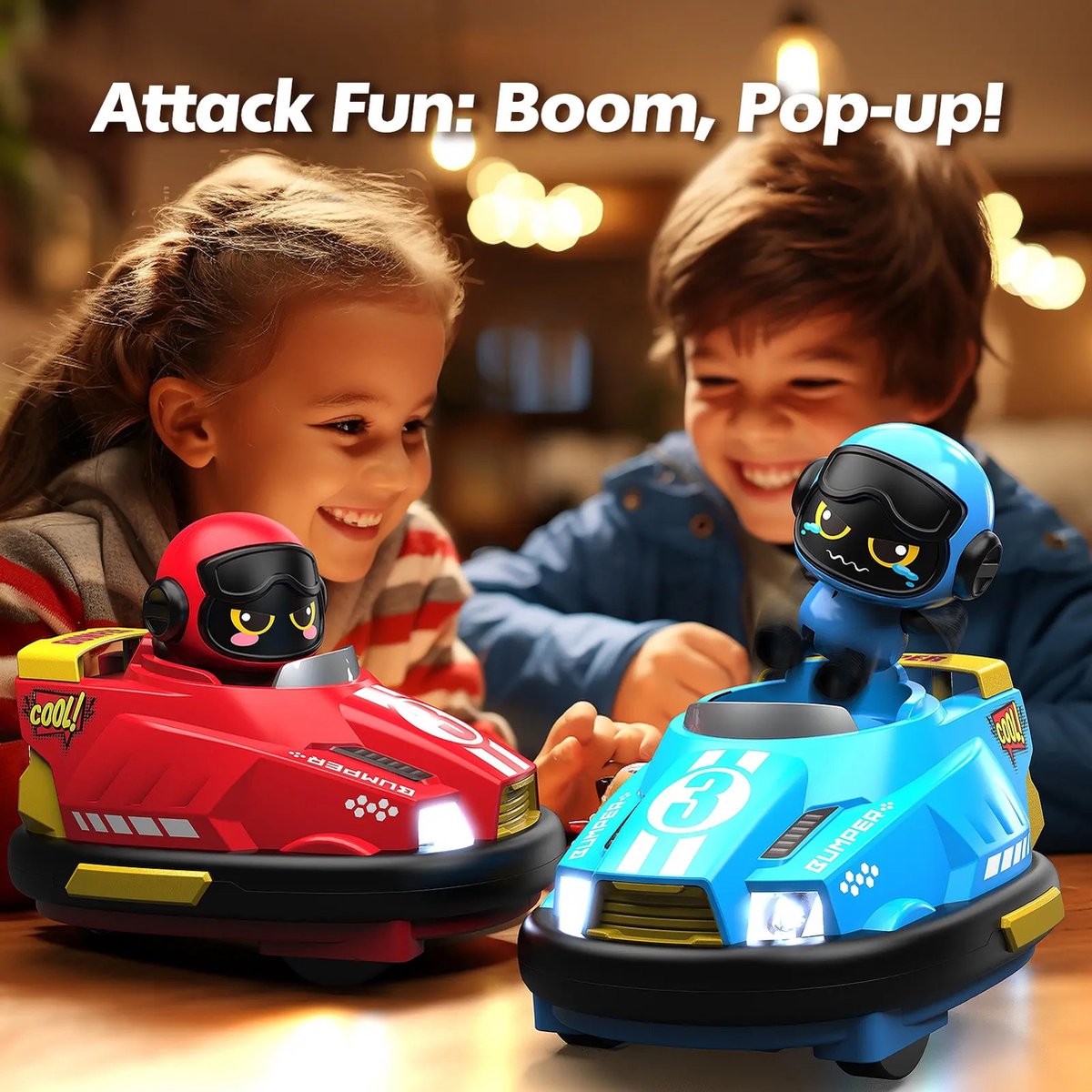 Deluxe RC Bumper Cars Set: Ultimate Racing and Bumping Fun!