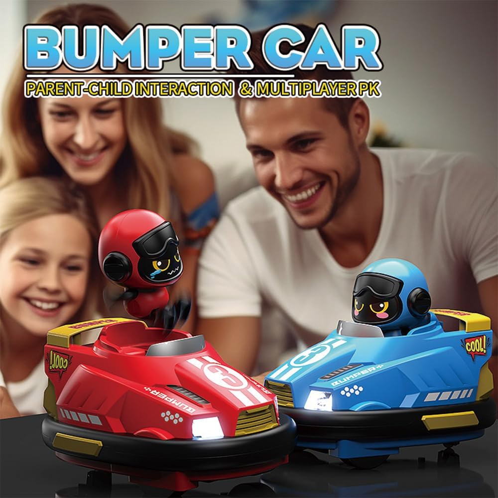 Deluxe RC Bumper Cars Set: Ultimate Racing and Bumping Fun!